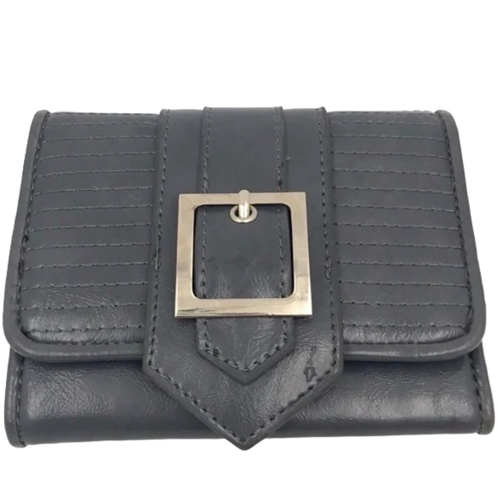 Attention Gray Trifold Wallet